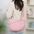 thumbnail image 5 of Clossjun Women Crossbody Bags Casual Lightweight Shoulder Bags Fashion Half Moon Bags Adjustable Belt Flexible Daypacks For Work Out Back To School Saffron, 5 of 6