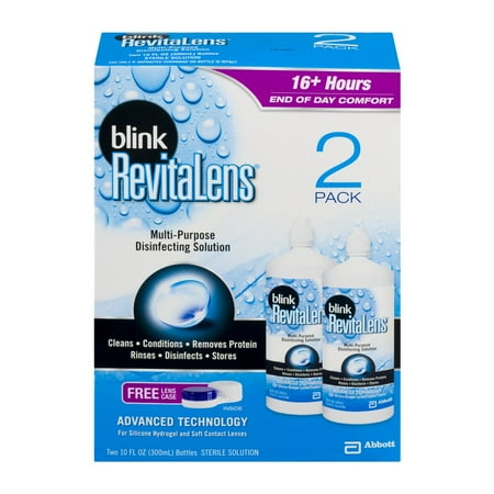 RevitaLens Ocutec Multi Purpose Contact Disinfecting Solution, 10 Fl Oz, 2 Ct