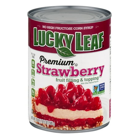 Lucky Leaf Premium Strawberry Fruit Filling & Topping, 21.0 OZ