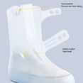 thumbnail image 1 of Cubrezapatos reutilizable,Cubierta para zapatos Cubrezapatos impermeables sin silicona Cubierta impermeable para zapatos Tecnología innovadora, 1 of 8