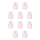thumbnail image 1 of Toystoory Jabón Papel a mano Desechable Perfumado Limpieza portátil Rebanada para acampar Suministros para la piel Caja de baño Espuma Rosa rosada 10piezas, 1 of 6