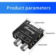 thumbnail image 4 of Monstrate Amplificador de PCB Digital compatible con Bluetooth 5,1 15W x 2 2,1 canales placa amplificadora de protección contra Sistemas de cine en casa, 4 of 6