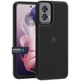 thumbnail image 1 of Funda negra texturizada a prueba de golpes para Motorola Moto G Power 5G 2024, 1 of 8