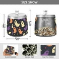thumbnail image 2 of Yayeee Ashtray with Lid for Cigarette Smokeless Stainless Steel Home Ash Holder, Purple Halloween Ghosts, 2 of 7