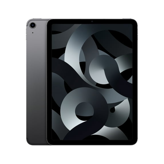 Restored 2022 Apple 10.9-inch iPad Air Wi-Fi + Cellular 64GB - Space Gray (5th Generation) (Refurbished)