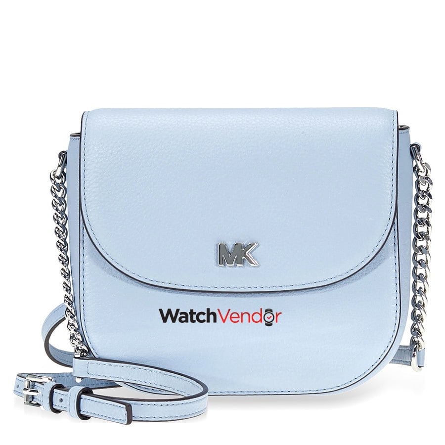 pale blue crossbody bag