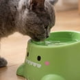 thumbnail image 3 of Elevated Pet Bowl for Cats and Small Dogs, 15° Tilted Cat Food Bowl for Neck Protection, Raised Anti-Tip Single Feeding & Water Bowl, Pet Supplies for Indoor Cats Pink, 3 of 5
