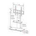 thumbnail image 5 of Proman Products ST17052 Meuble TV avec Support - Noir, 5 of 5