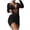 Black, variant on Lovzfmll Trikini Swim Skirt Set for Women, Halter Top with Skirt, Three Piece Bathing Suit for Beach and Pool Fun