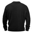 thumbnail image 6 of Sweatshirts for Men 2026 Fall Winter Long Sleeve Plain V Neck Jacquard Knitted Sweatshirt Mens Pullover Top, 6 of 6