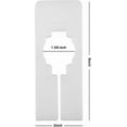 thumbnail image 2 of 10 Pcs Closet Dividers, White Rectangular Closet Dividers Blank Clothing Rack Size Dividers with a Pen for Most Standard Closet Racks, 2 of 7