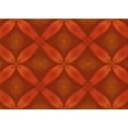 thumbnail image 1 of Ahgly Company Indoor Rectangle Patterned Scarlet Red Area Rugs, 2' x 4', 1 of 6