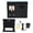 Black - US Plug, variant on YAHHU 3-in-1 Face Recognition Fingerprint Password Time Attendance Machine for Office UK Plug Smart Clock Employee Punch Reader with 100000 Data Capacity