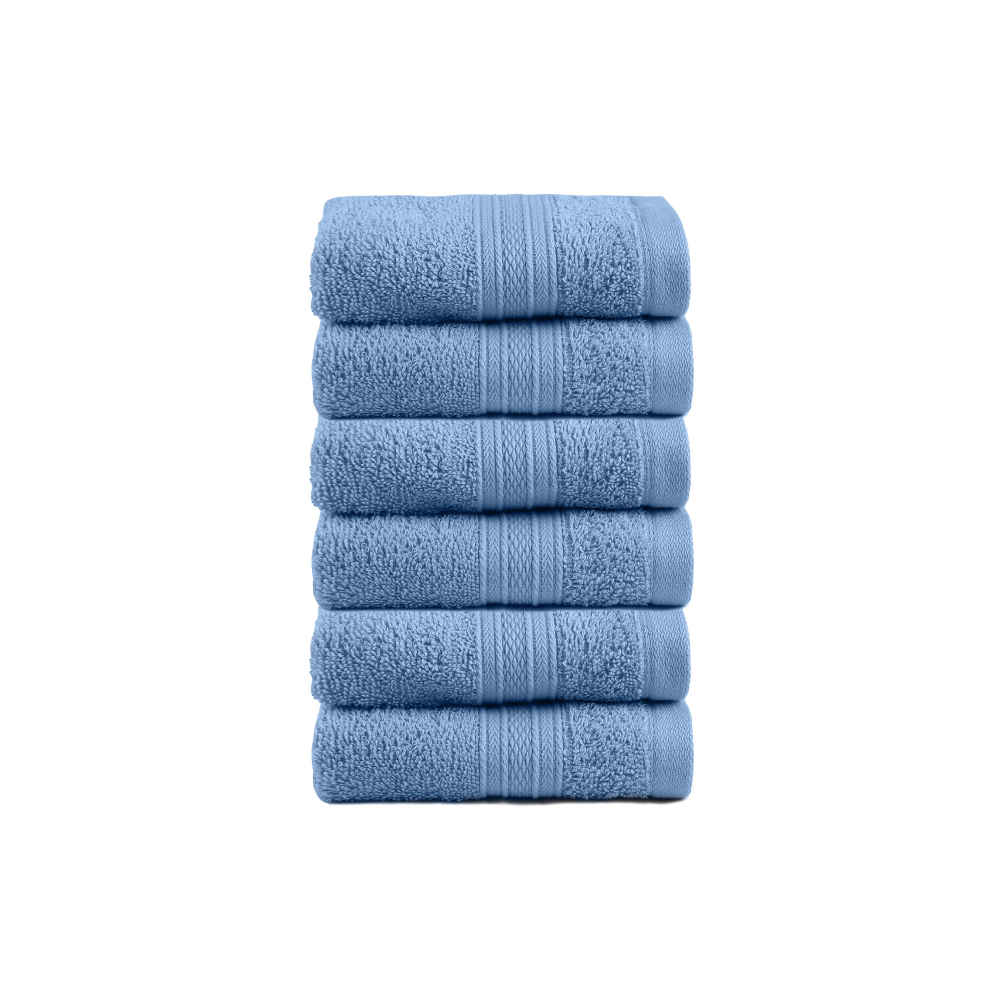 Bath By Design Blue Bath Towel 27" X 51" 100% Cotton Sun Moon Stars Embroidered 