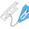 thumbnail image 3 of Cerradura de puerta Pestillo de cerradura de puerta Cerradura de puerta de seguridad para el hogar de seguridad extraíble sólida (azul), 3 of 6