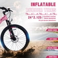 thumbnail image 3 of Ambifirner 24 inch Mountain Bike Shimano 6 Speed Mountain Bicycle with Dual Disc Brakes, Lightweight Bikes or Outdoor Adventure, 3 of 8