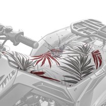 Uorisanigo ATV Seat Covers 4 Wheeler Seat Cover Breathable, Tropical Banana Leaf ATV Accessories for Women, Universal Fit for Polaris Sportsman Polaris Scrambler Honda Rancher