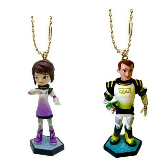 Miles From Tomorrowland Leo & Loretta Keychain Dangler Ornament PVC Figure Charm