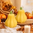 thumbnail image 6 of Tyidzon 2 Pcs Fall Pumpkin Scented Candles Soft Macaron Handmade Ambient Candles for Home Table Bedroom Bathroom Party Thanksgiving Decorations, 6 of 7