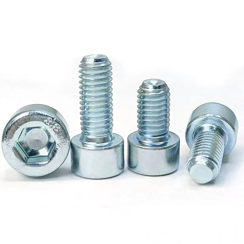 100pcs M3-10mm-High Strength Pan Head Screw, Class 8.8, Hex Socket Head Screw, DIN912