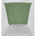 thumbnail image 2 of Checked Gingham Dining Room Chair Back Covers or Seat Covers by Penny's Needful Things (Both Chair Back & Seat Cover) (18 W x 20 H CHAIR BACK) (Green), 2 of 5