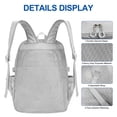 thumbnail image 4 of KOITHOT Mesh Backpack Heavy Duty, Stadium Approved Multi-Pocket Beach Backpacks for Adults, See Through Transparent Mesh Bookbag for School & Travel(Gray), 4 of 7