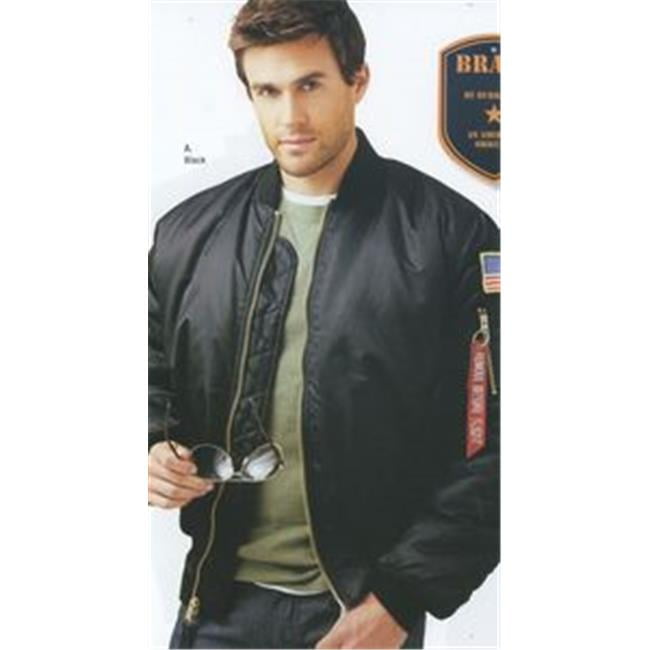 Burks Bay Mens MA-1 Nylon Flight Jacket - 2XL - Walmart.ca