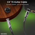 thumbnail image 4 of GEARit Cable de altavoz profesional (25 pies) 12 AWG cobre puro 1/4 pulgadas a 1/4 pulgadas TS recto macho a macho para amplificador, gabinete de altavoz, PA y audio DJ, 4 of 7
