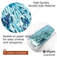 thumbnail image 2 of Allgala 2-Pack 29x108 Inch Metallic Foil Fringe Tinsel Table Skirts for Party Event Decoraton-Light Blue-BD52810, 2 of 2