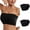 Black, variant on XuJwPNcy 2pc Strapless Bras for Women Comfortable Wireless Padded Bra No Underwire Breathable Tube Top Bras