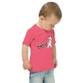 thumbnail image 2 of Snowboard bear Toddler jersey t-shirt (Hot Pink, 2), 2 of 3