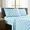 aqua blue, variant on Huba Homes Bed Sheet Set 4 Piece Microfiber Printed Sheets Deep Pocket Ultra Soft Bedsheets twin taupe white