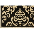 thumbnail image 5 of Nourison Grafix Damask Black 5'3" x 7'3" Area Rug, (5x7), 5 of 6