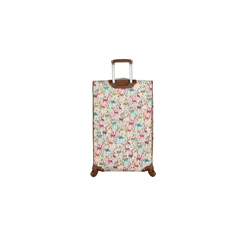 Lily Bloom Giraffe Park 3-Piece Luggage Set