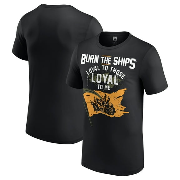 Men's Black Baron Corbin Burn The Ships T-Shirt