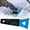 Sky Blue, variant on FSAGAE Plastic Ice Scraper for Car Windshield Frost Removal Tool 7 Inch Ergonomic Ice Scraper for Winter Car Accessories Gray