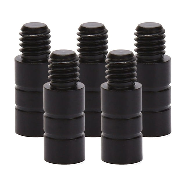 koolsoo 5 Pieces Metal Darts Weights 2BA Thread Adjuster Darts Counterweight 1.6cm 0.63" Black
