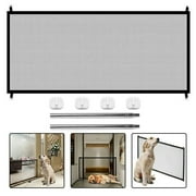 Baby Pets Dog Cat Safety Gate Mesh Fence Home Kitchen Net Portable Guard Indoor