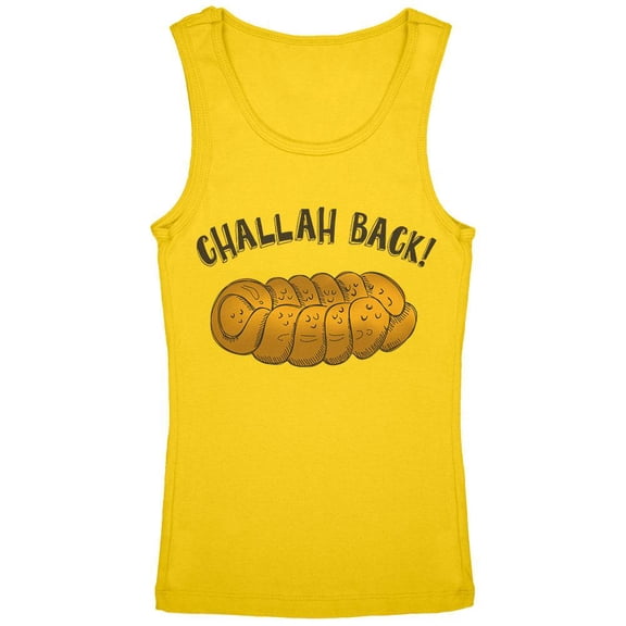 Challah Back Youth Girls Tank Top Yellow YMD