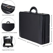 Alpine Swiss Mens Briefcase Hard Side Business Case Expandable Attache Case For Men Dual Combination Locks Multiple Organizers Manufacturer’s