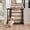 Black-30" Tall x 29.5" - 37.8" (Standard Opening), variant on Clear Gate 29.5"-37.8" Wide 30.7" Tall Mounted No Drill Walk-through Safety With Metal Frame Auto Close Double Lock Dog For Stairs Doorways And Hallways