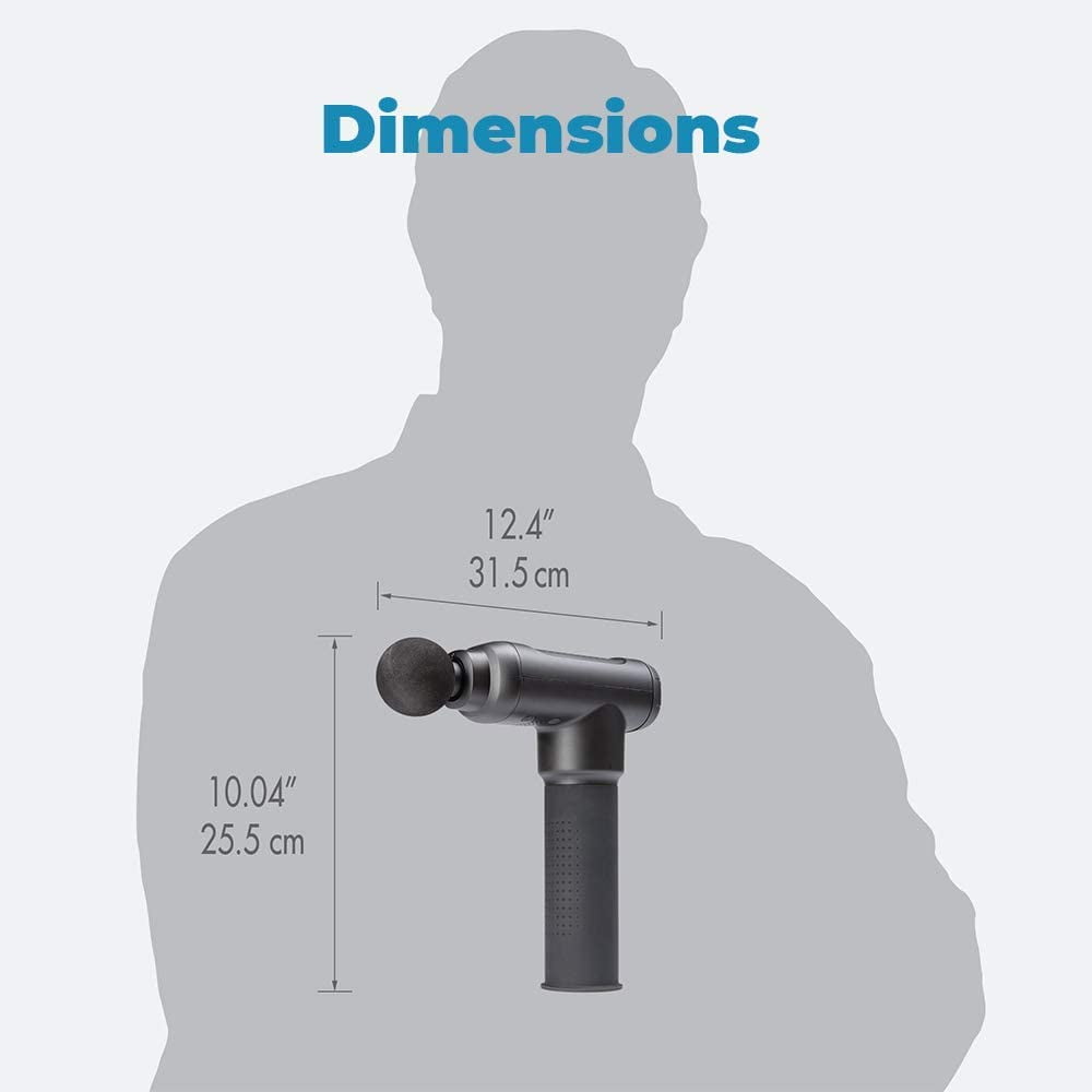 Homedics  Pro Percussion Cordless Massager, Black