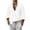 White, variant on Mfakffe Men Linen Shirt Button Down Long Sleeve Beach Band Collar Casual Summer Shirts