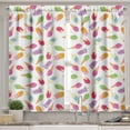 thumbnail image 2 of Ambesonne Ice Cream Valance & Curtain, Cartoon Vibrant Color, 55"x30", Multicolor, 2 of 6