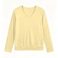 thumbnail image 3 of cocolona Summer V Neck Tops for Women Short Sleeve Solid Color Shirts Casual Basic Blouses, 3 of 7