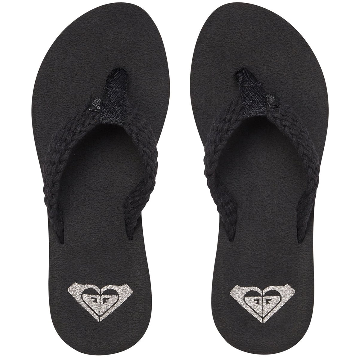 roxy fabric flip flops