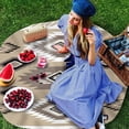 thumbnail image 3 of Western Beige Round Tablecloth 60 Inch - Waterproof Fabric Table Cloth Protector, Southwest Ethnic Boho Geometric Abstract Tablecloths Washable Table Cover for Kitchen Banquet Party, 3 of 6