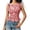 A-RD21872, variant on Bibifish Womens Tank Tops Gingham Print Tie Shoulder Sleeveless Camisole Smocked Waist Peplum Summer Casual Tops