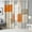 Orange Beige, variant on Orange Abstract Blackout Window Curtains for Living Room,Thermal Insulated Curtains,52x84 Inch,Set of 2