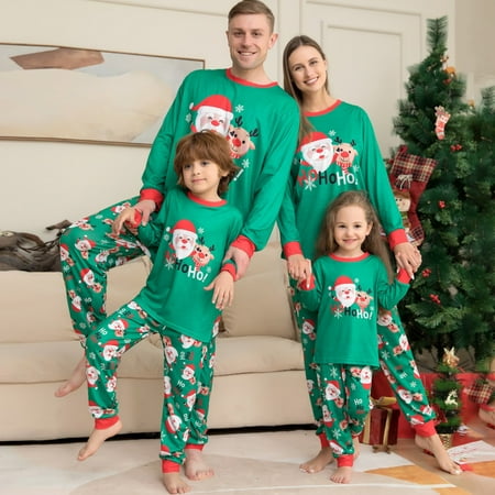 

Besly Matching Christmas Pajamas for the Whole Family Family Christmas Pajamas Matching Sets Holiday PJs for Women/Men/Kids/Couples